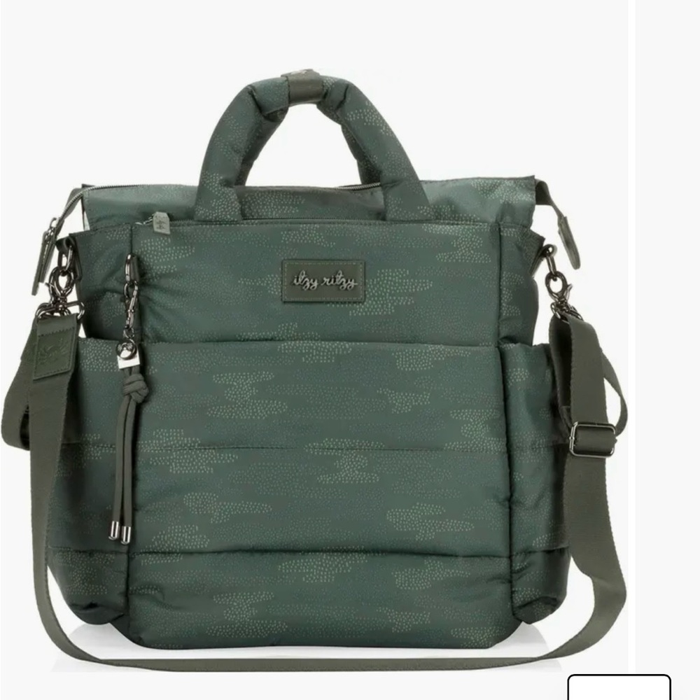 Itzy Ritzy Green Converible Diaper Bag